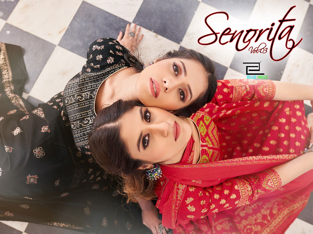 Blue Hills Senorita Vol 3 Heavy Festive Wear Wholesale Printed Kurtis With Dupatta Catalog